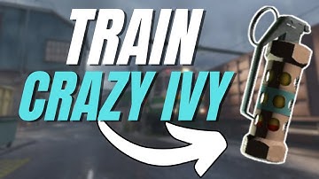 Crazy Ivy Flash on Train | CT Side CS2 Lineup Guide