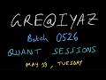 GRE Quant | May '26 GRE@IYAZ | Integers, Number Line, Absolute Value, Sums of Series, Mean &amp; Median