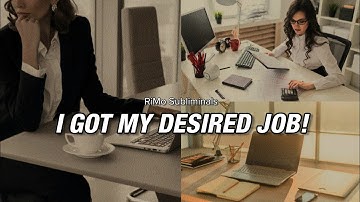 Perfect Job Subliminal ★ MANIFEST DREAM JOB ⚠️ POWERFUL (requested)