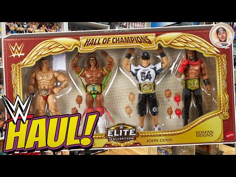 LEGENDARY WWE FIGURE HAUL + FIRST LOOK AT UPCOMING FIGURES