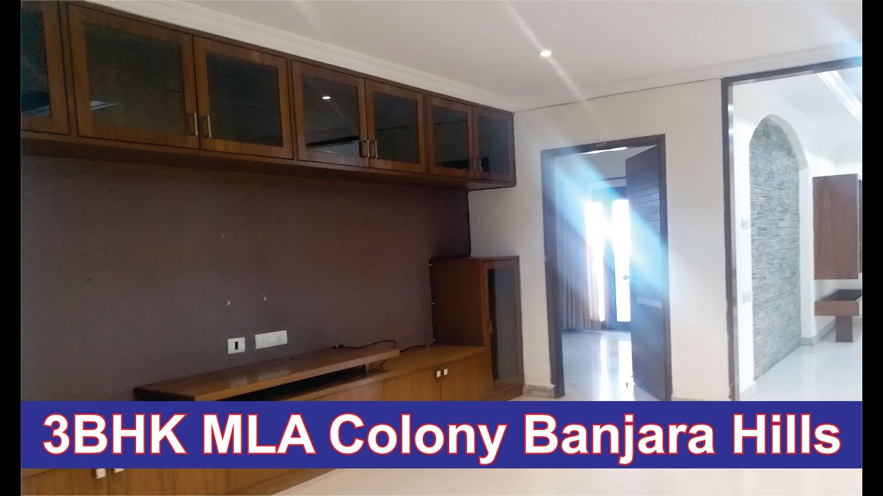 3BHK East Facing Furnished  Flat For Sale @ Banjarahills Road No 12 MLA Colony : 7995801737