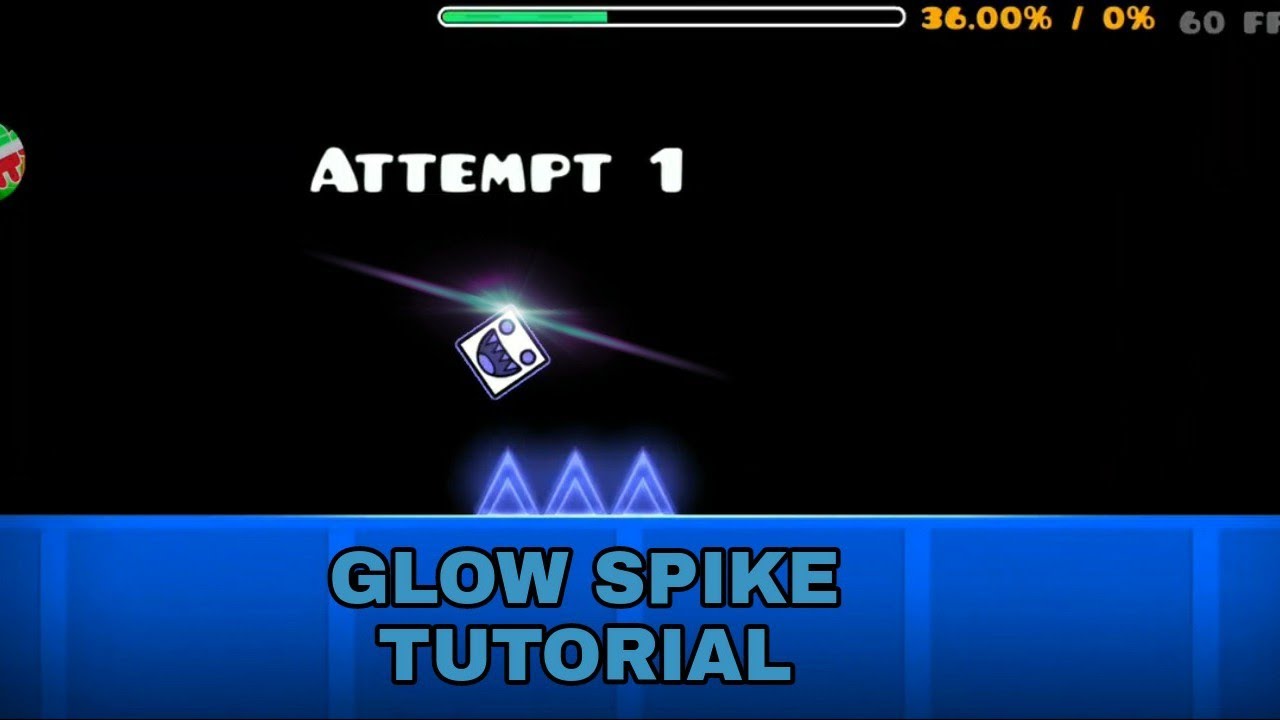 Glow Spike Tutorial | Geometry Dash - YouTube