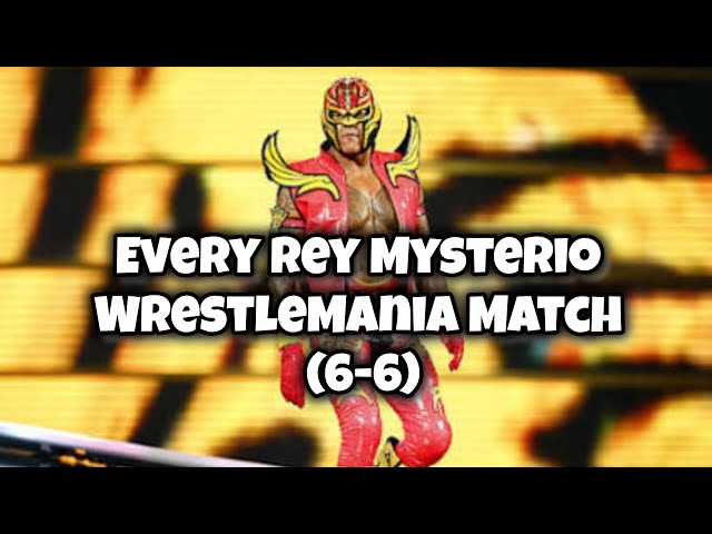 Every Rey Mysterio WrestleMania Match (6-6) - YouTube