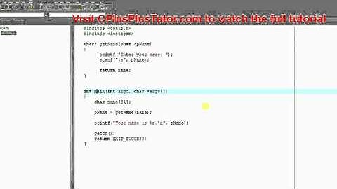 C Programming Tutorial # 29 - Returning Pointers to Local Variables from Functions - Part 3 [HD]x
