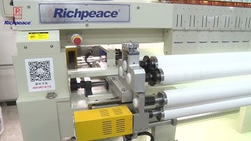 Richpeace computerized single color single roll quilting and embroidery machine