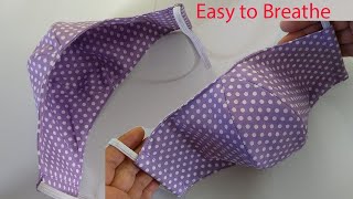 Easy to Breathe Summer Face Mask Sewing Tutorial & Pattern | How to Make a Face Mask | Mascarilla