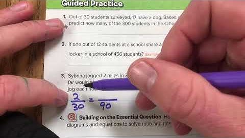 Chap 1 lesson 7: Ratio and Rate Problems