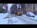 Работа по очистке дорог Новоуральска от снега