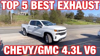 Top 5 BEST EXHAUST Set Ups for Chevy Silverado 4.3L V6!