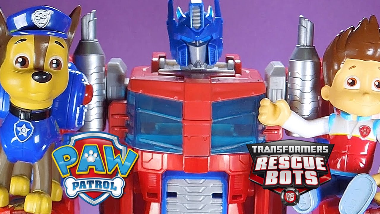 Juguetes de La Patrulla Canina en Español y Los Transformers Rescue ...