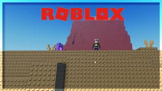 Roblox| Klättrar upp med en stege upp för ett berg!!