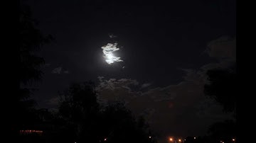 Moonrise Time Lapse at Nightfall