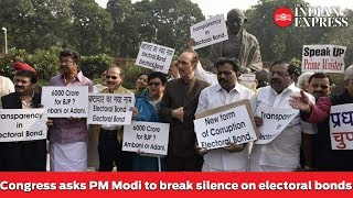 Congress asks PM Modi to break silence on electoral bonds, demands scrutiny