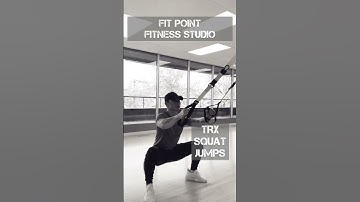 TRX SQUAT JUMPS/TRX JUMP LUNGES #fitpoint #trx #calgaryfitness #squat #lunges
