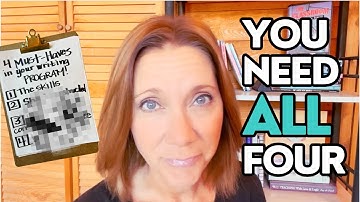 The 4 Must-Haves in your Writing Program Grades 5, 6, 7, 8 and Homeschool Writing