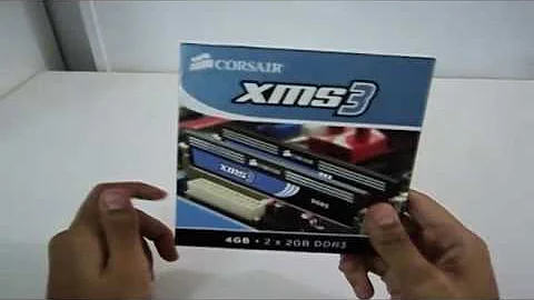 Unboxing of the Corsair XMS3 1333MHz(PC3-10666) 4GB Dual Channel Memory