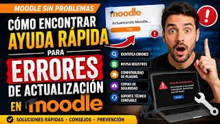 🚨 Cómo SOLUCIONAR Errores de Actualización en Moodle ⚡ | Guía Completa 2026