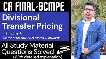 ALL ICAI STUDY MATERIAL Questions solved | TRANSFER PRICING|  CA Final | SCMPE |  Tarun Khurana