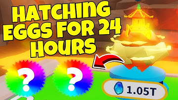 Hatching Eggs For 24 Hours [Weapon Fighting Simulator]