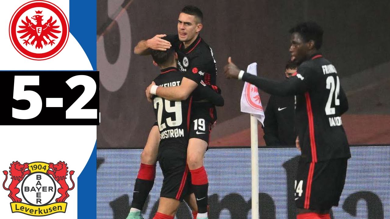Eintracht Frankfurt vs Bayer Leverkusen 52 Lindstrom Goals & Extended Highlights YouTube