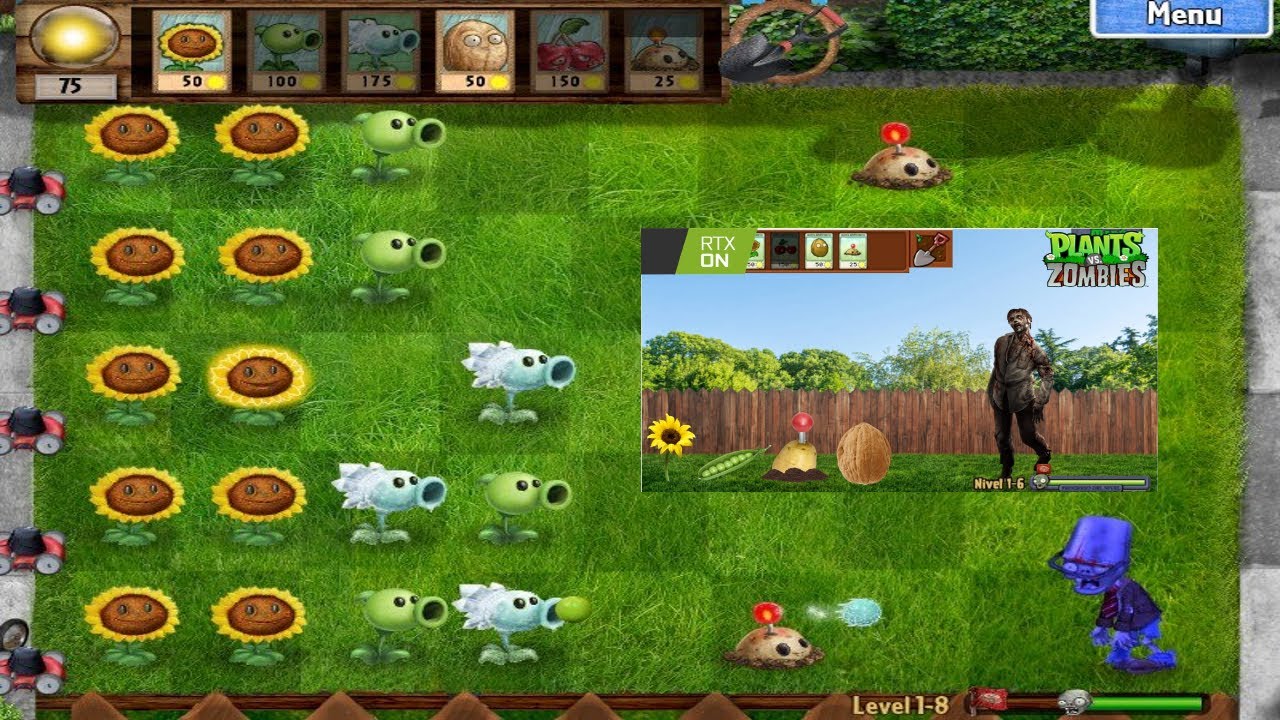 plants vs zombies RTX
