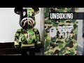 UNBOXING - Rare Bathing Ape X ABC  Camo Shark bearbrick