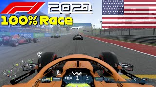 F1 2021 - Let's Make Norris World Champion #18: 100% Race USA