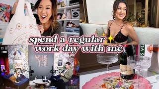 spend a regular work day with me! planning, podcasting + diying