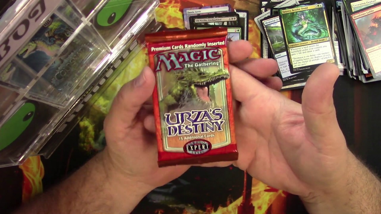 Random MTG Booster Packs Opened Urza's Destiny to Dominaria - YouTube