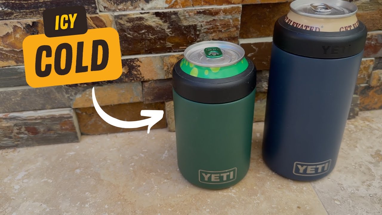 Yeti Rambler Colster Tall 16 Oz. Seafoam Stainless Steel Insulated Drink  Holder with Load-And-Lock Gasket