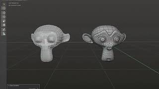 Topology transfer in blender, Prototype 01.
