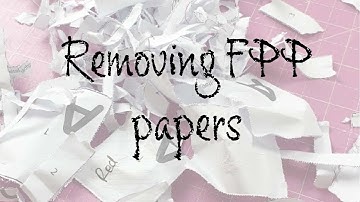 Removing FPP papers