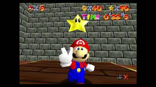 スーパーマリオ64】ピーチのかくしスライダー 1回目攻略【おしろのか