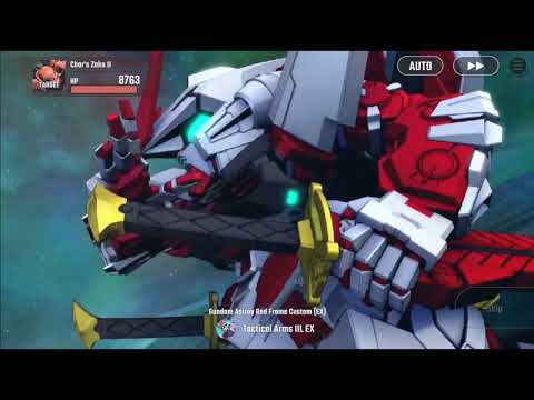 SD Gundam G Generation Eternal Gundam Astray Red Frame Custom EXAll Attacks 
