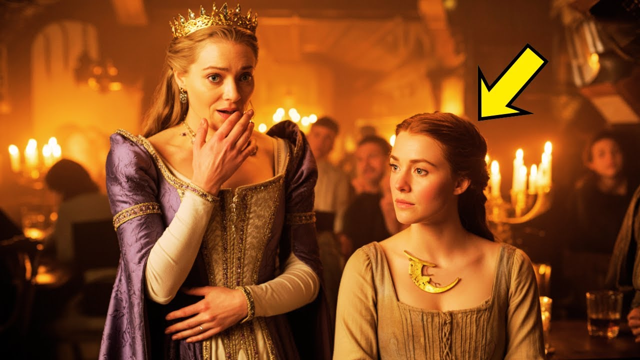 UNA REINA SIN HEREDEROS SE HELÓ AL VER EL COLLAR DE LA MESERA, ENTONCES ROMPIÓ EN LLANTO Y LA ABRAZÓ