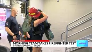 Try it Tuesday: The ABC 6 Good Morning team takes on the firefighter exam!