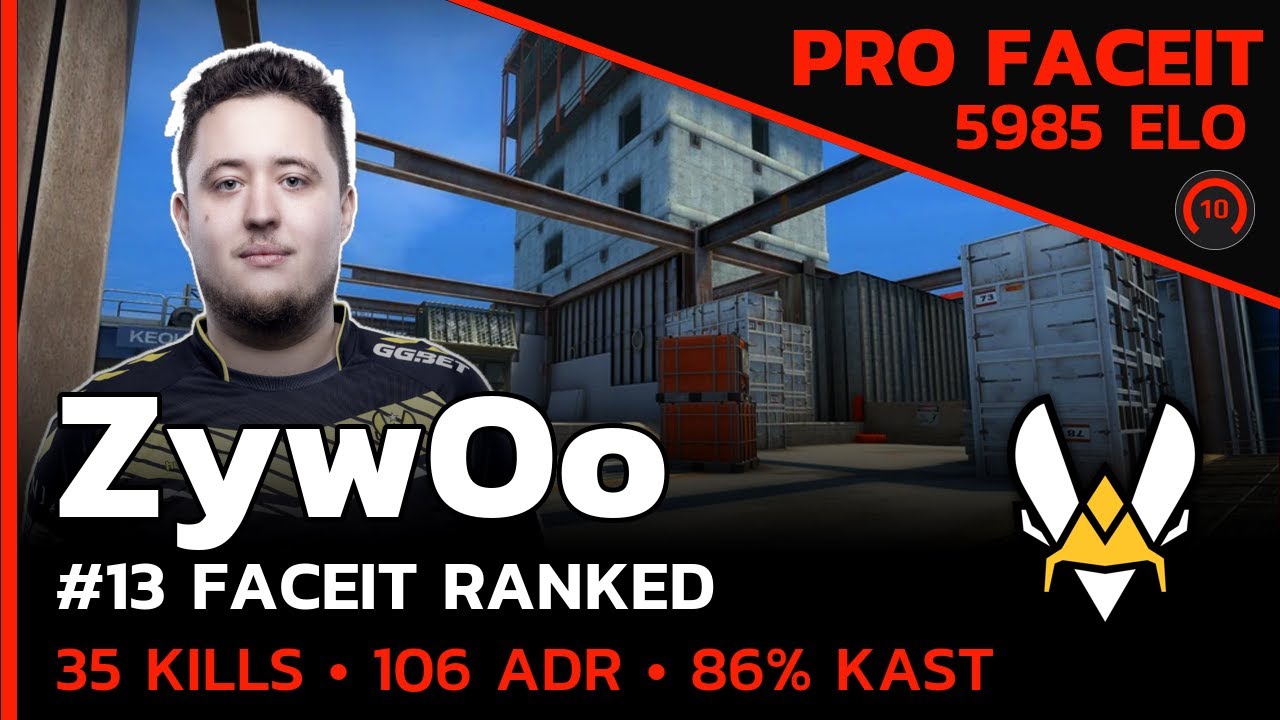5900 ELO ZywOo Vitality DOMINATES VERTIGO with 35 KILLS!🔥 (VERTIGO