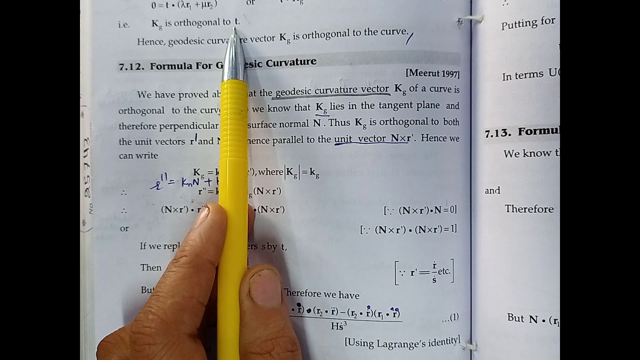 Geodesic curvature