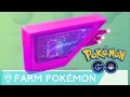 FARMING POKÉMON USING LURE MODULES IN POKÉMON GO