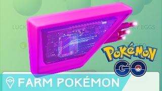 FARMING POKÉMON USING LURE MODULES IN POKÉMON GO