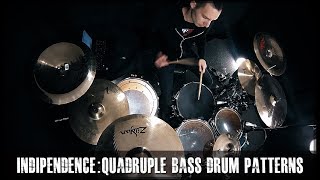 JamesPayneDrums.com - Four Strokes Bass Drum Pattern Indipendence drum lesson preview