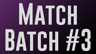 Stream Draft - Match Batch