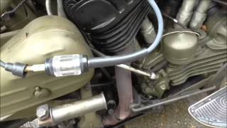 Inline spark tester vintage antique motorcycle