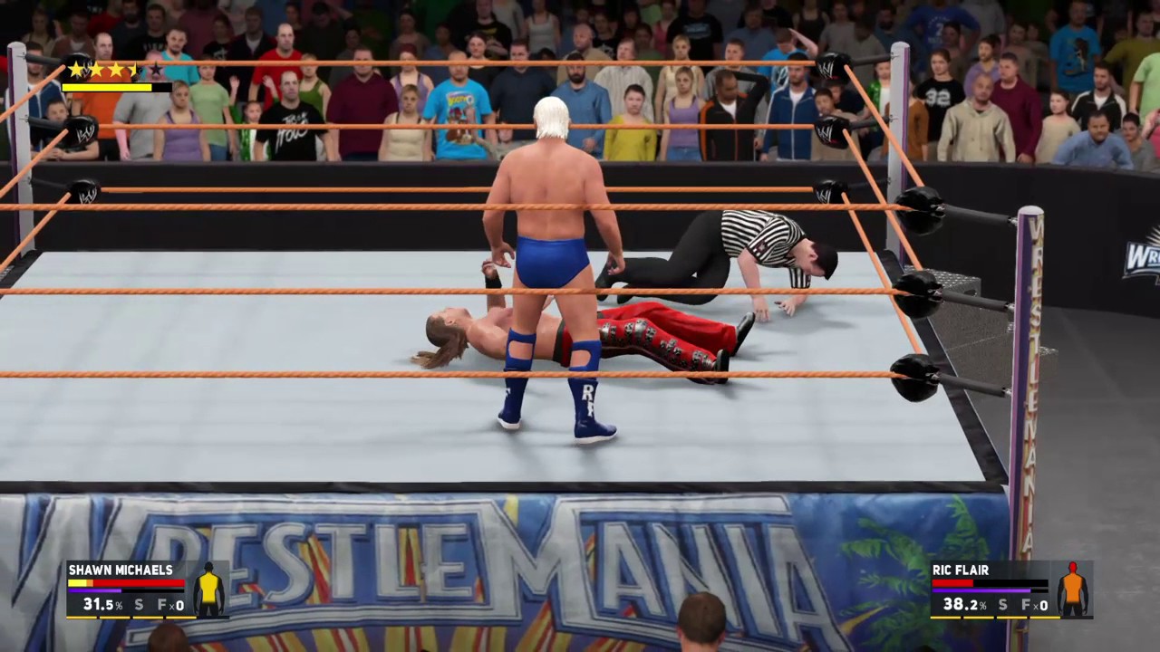 Ric Flair vs. Shawn Michaels YouTube