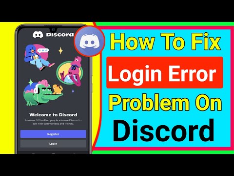 How To Fix Login Error In Discord || Solve Sign In Problem Discord 2022