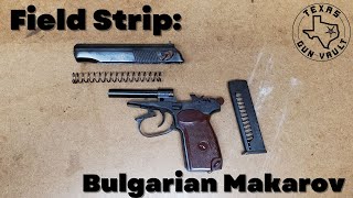 Field Strip Bulgarian Circle 10 Makarov 9X18Mm