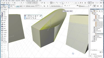 The ARCHICAD MORPH Tool - Curving a MORPH Edge