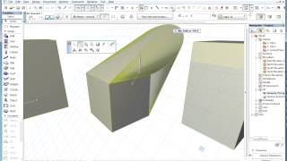 The ARCHICAD MORPH Tool - Curving a MORPH Edge