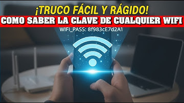 COMO SABER LA CLAVE DE CUALQUIER WIFI ( TRUCO FACIL Y RAPIDO )