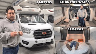 ✅️ Análisis AUTOCARAVANA PERFILADA super EQUIPADA con cama en ISLA [Challenger 268 Graphite Premium]